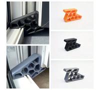 1/4/8/12 pezzi Fermaporta e fermafinestra | Strisce ammortizzanti anti-collisione durevoli e set di blocco per binari, per balcone, ventilazione e protezione della privacy | Facili da installare, adat