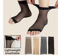 1/4/8 paia di calze velate, calze corte alla caviglia a punta aperta per l'estate, antiscivolo e traspiranti, di moda e versatili per l'uso quotidiano, autunno Tagli UnicaColore unicoTessuto