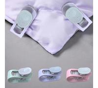 1/4/8 pezzi Fermagli antiscivolo per piumoni - Fermafogli per lenzuoli resistenti per re e regina, pinze senza denti con denti in silicone, accessori per il bedding durevoli per prevenire l'attorcigli