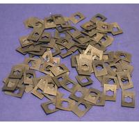 1/4 " Borchie Misura Piatto Velocità Dadi 7/16 " x 5/8 " (100) Emblemi Caratteri