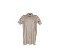 1/4 braccio camicia in twill Planam formato 47/48, 3XL, Kaki, 412047