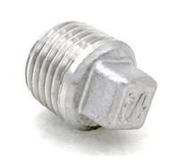 1/4"" BSP male Threaded Connection 304 stainless steel Pipe Fitting Countersunk Square Head Operating pressure 2.5 Mpa