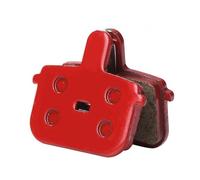 1-4 coppie di cuscinetti per freni per biciclette in bicicletta compatibile semimetale con freni a disco idraulici silenziosi cuscinetti per freni per bici da strada mtb silenzi(1 Pair Red)