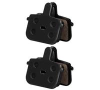 1-4 coppie di cuscinetti per freni per biciclette in bicicletta compatibile semimetale con freni a disco idraulici silenziosi cuscinetti per freni per bici da strada mtb silenzi(2 Pair Black)