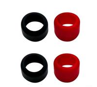 1/4 di pollice esagonale per testa di avvitatore a percussione manicotto protettivo in gomma si adatta alla maggior parte delle marche, tra cui per DeWalt previene l'usura delle punte del driver con