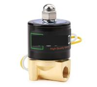 1/4" elettrovalvola a solenoide elettrica d'ottone 110VAC normalmente chiusa