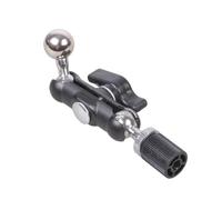 1 / 4 "Filettato a 17mm Testa A Sfera Filettata Adattatore A Vite Doppia Testa per DSLR Fotocamera Microfono Accessori Accessori Per Fotocamera