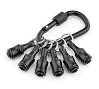 1 4 "Hex Shank Lega di Alluminio Cacciavite Bit Titolare Barra di Estensione Trapano Adattatore Vite Cambiamento Portachiavi Portatile Universale Quick Fit Elettrico Tenuto In Mano Driver Compatto