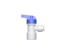 1/4 Inch 3/8 Inch Backwash Ball Valve - RO Water Filter Male To Female Thread Fitting With Quick Connector For Reverse Osmosis System Parts(1I4 N 1I4 Switch)