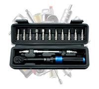 1/4 Inch Adjustable Torque Wrench Set - High Precision | Ratchet Wrench Kit | Preset Micro-Adjustable Torque Wrench Drive for Bikes & Motorcycles, High-Precision Small Ratchet Tool Kit for Auto Mechanics