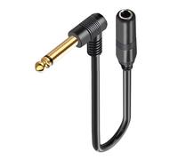 1-4 Inch Audio Link System Male Female Plug - Guitar Cable Extension | Stable Signal Transmission Instrument Connection Pure Sound Output System Microphone Guitar Live Performance Stage Studio Music S