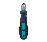 1/4 Inch Bit Handle - Quick Release Self Locking Screwdriver Tool Electric | 1/4 Inch Extension Bar Socket, Double Ball Chuck, Non Slip Grip | Hand Tool Accessory for Automotive Repair, Appliances,