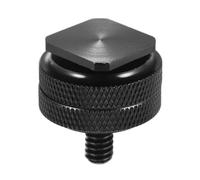 1/4 Inch Hot Shoe Handle Grip - Double Screw Camera Mount Adapter, Easy Install Accessory | For Action Tripods Flashes Photography Video Use, Shoe Mount, Camera Adapter, Tripod Accessory