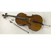 1/4 Legno Massiccio Violoncello Con Acero Corpo E Borsa