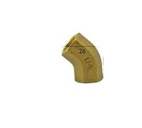 1/4" NPT Equal Female Brass 45 Degree Elbow Pipe Fitting Coupler Connector Water Gas Oil