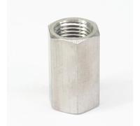 1/4" NPT Female Connector 304 Stainless Steel Hexagonal Rod Connector Pipe Connector,Other,a