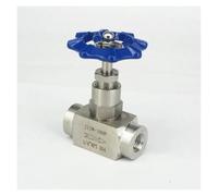 1/4" NPT Female Needle Valve Flow Control 304 Stainless Steel With Blue Handle 2285 PSI