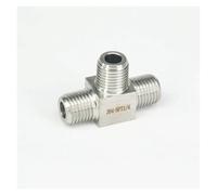 1/4" NPT Male Tee 3 Way Pipe Fitting 304 Stainless Steel Water Gas Oil