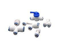 1/4 OD PE TUBE to tube Quick Connector Family drinking water RO filter reverse osmosis system(1)