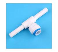 1/4'' PE Quick Double 1/4" fast fitting Tee Pipe 3 Way Hard Joint 6.5MM Aquarium RO Water Filter Tee