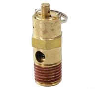 1/4 "per NPT 150 PSI Compressore d'aria Valvola di sicurezza di pressione, Ottone per ASME Valvola di sicurezza per serbatoio, Valvola di scarico pneumatica antideflagrante