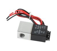 1/4 "per NPT normalmente chiuso DC 12V elettrovalvola elettrica per aria, acqua e olio - Corpo in lega di alluminio, 2 vie ad azione diretta, 0,23 per Cv, <20ms Respo