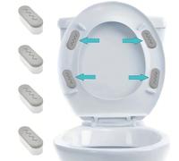 1/4 pezzi Coprisedile per WC, con imbottitura e funzione adesiva resistente, coprisedile per WC confortevole, adatto per la decorazione del bagno e la decorazione autunnale. Tagli Unica,4 pezzi,1 pzAB