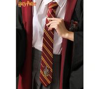 1/4 Pezzi di Cravatte di Harry Potter con Licenza Ufficiale, Cravatte a Righe con stemmi di Grifondoro, Serpeverde, Corvonero e Tassorosso, Stile Britannico College per Feste, Film, Camicie, Accessori