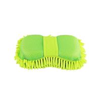 1-4 pezzi di guanti in spugna for lavaggio auto, asciugamano for automatico, spazzola for la cura delle fibre ultra fini, strumento pulizia(Green 1Pc)