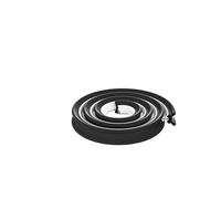1-4 Pezzi Di Striscia Sigillante For Finestre 4 M/rotolo In TPE Morbido, Ferma Spifferi, Fessura For Scheda, Guarnizione Multistrato In Plastica E Acciaio For(Small Black,4pcs)