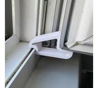 1/4 pezzi Fermaporta e fermafinestra | Set di strisce ammortizzanti anti-urto e blocco per binari durevoli, adatto per divisori di balcone, ventilazione e protezione della privacy | Facile installazio