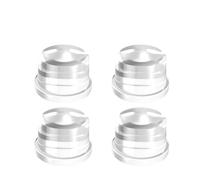 1-4 pezzi Fermaporta in silicone autoadesivo anticollisione Fermaporta senza chiodi for montaggio a pavimento Proteggi parete(4PCS)