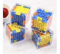 1/4 pezzi Gioco a sfera labirinto 3D, giocattolo manuale, educativo, antistress, regalo creativo per compleanni, Ognissanti, Natale 1 pz,4 pezziPolipropilene