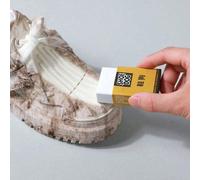1/4 pezzi Gomma per camoscio, per pulire le scarpe, rimuovere le macchie sulla pelle verniciata o sulle scarpe sportive in rete, pulizia a secco, ideale per gli appassionati di scarpe sportive, ritorn