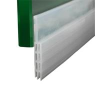 1-4 pezzi Guarnizione inferiore porta in gomma siliconica antivento autoadesiva sotto porta Guarnizione per finestra Guarnizione trasparente 1M-4 pezzi