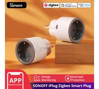 1-4 Pezzi SONOFF S60ZB EU IPlug Zigbee Presa Intelligente con Monitoraggio Energetico, Timer Wireless Compatibile con Google Home e Alexa