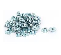 1/4-POLLICE filettatura 8mm 4 rebbi completamente filettati fronti i dadi T 50pz