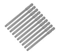 1/4-Pollice Supporto esagonale 100mm esagonale H4 Magnetico S2 Punte 10 Pz