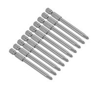 1/4-Pollice Supporto esagonale 75mm Phillips 5PH2 S2 Cacciavite 10 Pezzi