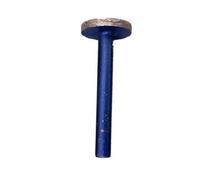 1/4 pz. Gambo da 6 mm, teste di rettifica diamantate da 15 mm a 30 mm, punte montate for sinterizzazione, mole cilindriche coniche a T, utensili for intaglio e rettifica di pietre.(20mm)