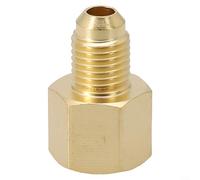 1/4 SAE a 12 ACME Femmina Accoppiamento Rapido Adattatore per Auto Condizionatore D'aria Per R134A R12 Valvola Collegamento