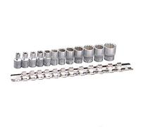 1 4 SET KIT 12 CHIAVI A BUSSOLA IN POLLICE POLLICI POLIGONALI FERMEC BGS
