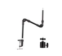1/4 ST-01 Supporto Flessibile Pieghevole per Supporto da Scrivania Adattatore A Testa Sferica per Luce di Riempimento LED Luminoso Fotocamera