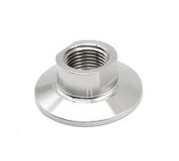 1/4" to 1" NPT Female x 3/4"-2" Tri Clamp Adapter, 304/316L Stainless Steel Sanitary Pipe Fitting(304- TC 25.4mm,3/8 inch)