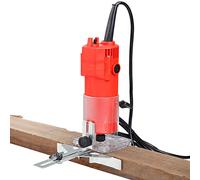 1/4 "Trimmer a mano elettrico 30000RPM Legno Trimmer Palm Router Power Router Strumento per intagliare fai da te Macchina Legno/Laminato Pavimenti (ABS Shell)