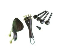 1/4 Viola In Ebano Non Tinto Accessori Per Violino Pirolo Coda Piastra Chiodo Guancia Poggia