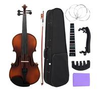 1/4 Violino Violino In Legno Di Acero Principiante Con Spalla Resto Box Corde Panno Di Pulizia Maniglia Adesivo Set Di Parti Dell'altoparlante