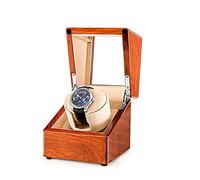 1-4 Watch Winders for Automatic Watches Box Watch Rotator Watches Rotating Watch Case Watch Shaker Battery Operated or AC Powered Super Quiet Motor (Brown 1 epitope)
