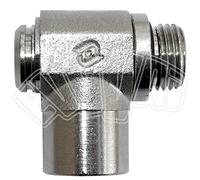 1/4"x1/4" M-F RACCORDO A - L - GIREVOLE/PNEUMATICO/ARIA COMPRESSA