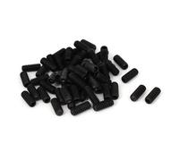 1/4"x5/8" 20 Thread Count Hex Socket Set Cup Point Head Grub Screws Black 60 Pcs